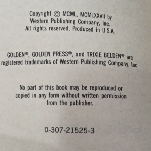 Vtge Set of 4 Paperbacks 2, 5, 6,15 Trixie Belden by Julie Campbell Golden Press - Picture 5 of 13